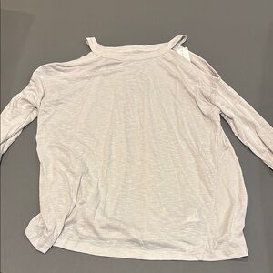 American Eagle Outfitters Tan Long Sleeve Relaxed Blouse